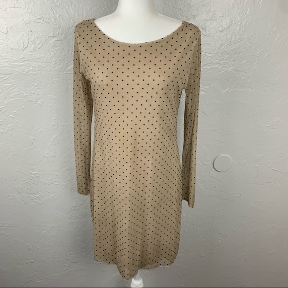 malica Dresses & Skirts - Malica long sleeve polka dot dress, made in Italy